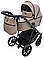 Коляска 2 в 1 Bair Vega ECO VE-04 капучино, фото 2