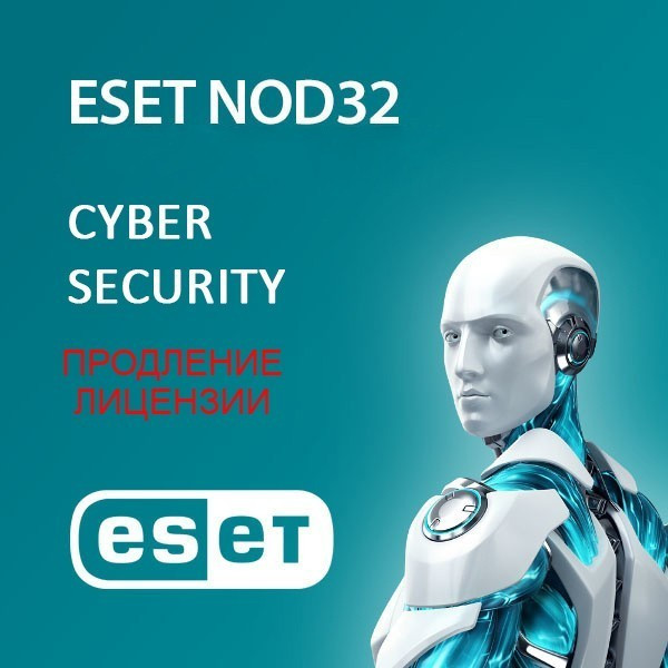 Антивірус ESET NOD32 Antivirus / ESET Cyber Security (продовження ліцензії) для 4-х пристроїв на 2 роки