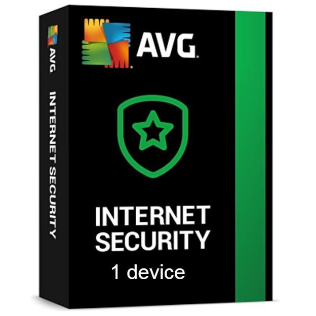Антивірус AVG Internet Security для 1 ПК на 1 рік