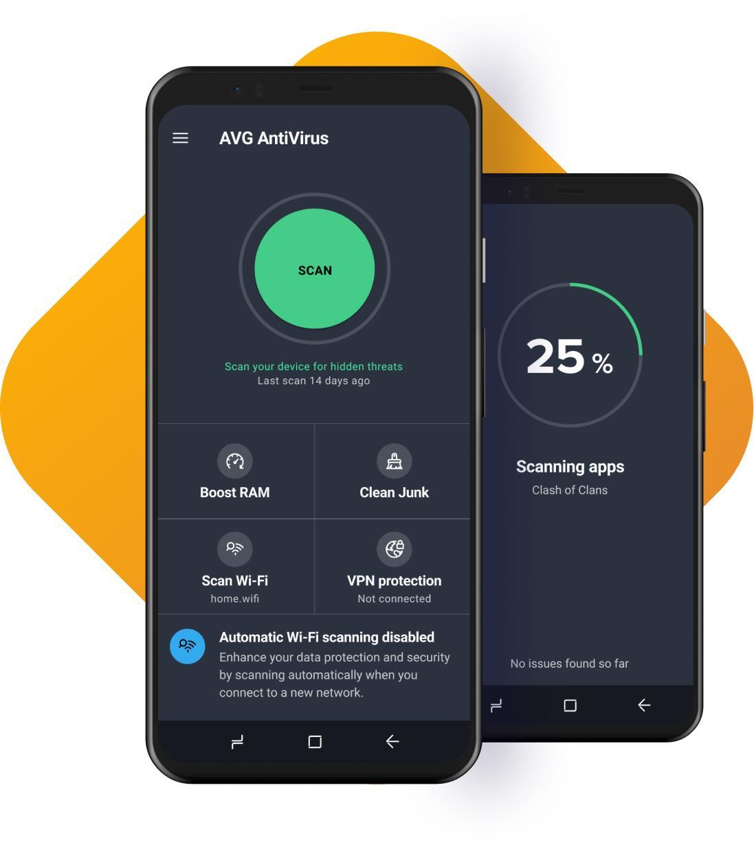 Антивірус AVG AntiVirus for Android для 1 пристрою на 1 рік