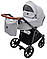 Коляска 2 в 1 Bair Palermo BP-03 сірий, фото 2