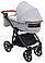 Коляска 2 в 1 Bair Palermo BP-03 сірий, фото 5