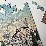 Середній Фігурний Дерев'яний Пазл Woods Story Харків L, фото 7