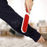 Самоочищувальна щітка для чищення одягу та меблів набір щіток для видалення вовни та ворсу, фото 2