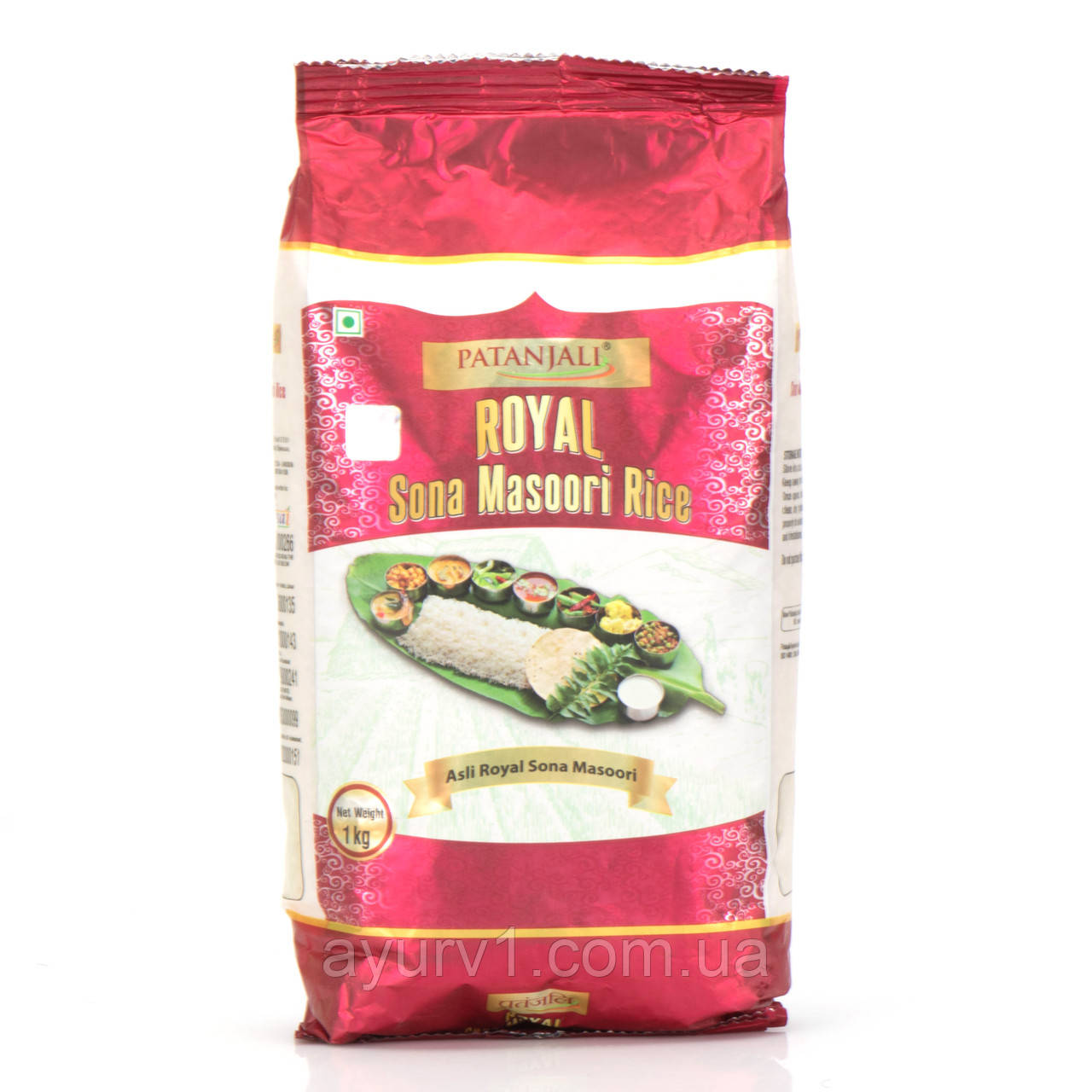 Рис преміум Royal Sona Masoori Rice Patanjali 1 кг