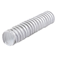 Гибкий воздуховод из ПВХ ВЕНТС Поливент 100/ 3 метра, белый