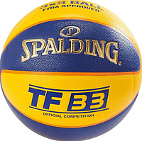 Баскетбольні м'ячі Spalding баскетбольні м'ячі tf-33 жовтий, блакитний , Розмір: 6 (MD)