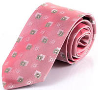 Мужской шелковый галстук SCHONAU & HOUCKEN FARESHS-35 розовый
