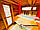 Mini Sauna 3,0х2,3м Gartensauna-37 в скандинавському стилі з панорамним вікном від Thermowood Production, фото 6