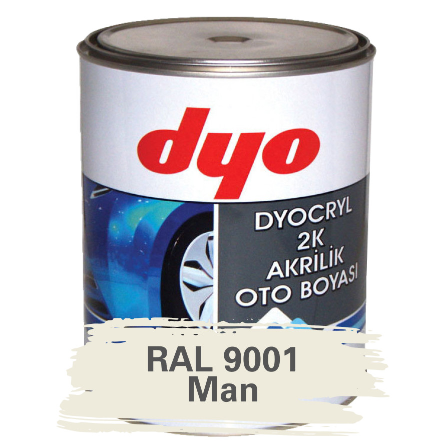 RAL 9001 Man Акрилова фарба DYO 1 л (без затверджувача), фото 1