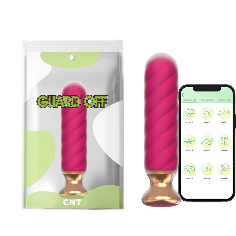 Анальний корок Sweet Bomb Swirl Plug App Version Rose