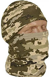 Балаклава камуфльована х/б (піксель)