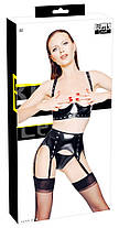 Комплект еротичної білизни Black Level Vinyl Set, фото 6