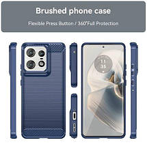 TPU чохол накладка Urban для Motorola Edge 50 Pro / синій, фото 3