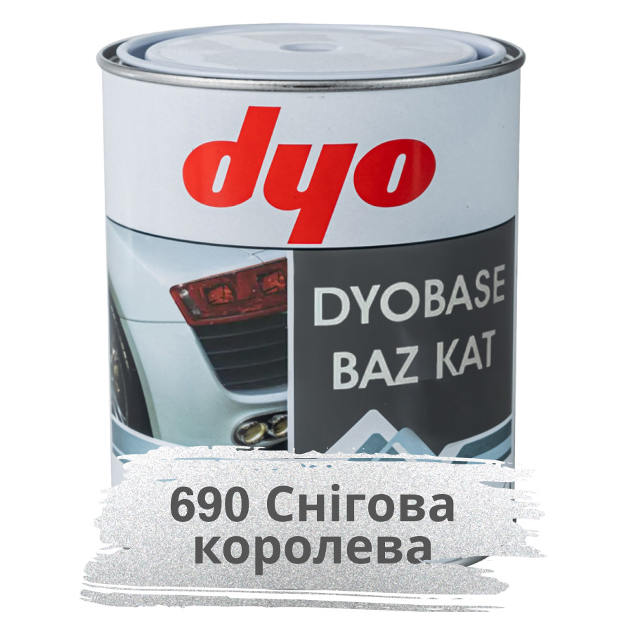 690 Снігова королева Металік фарба для авто DYO 1л