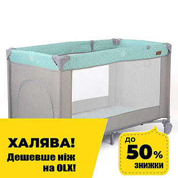 Дитячий ігровий манеж El Camino ME 1096 ACTIVE Mint Gray М'ятно-сірий