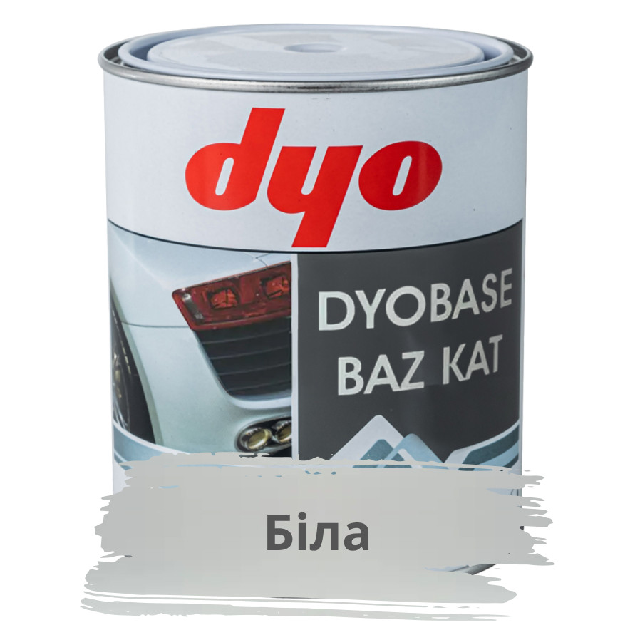 Біла Фарба металік база DYO 1л