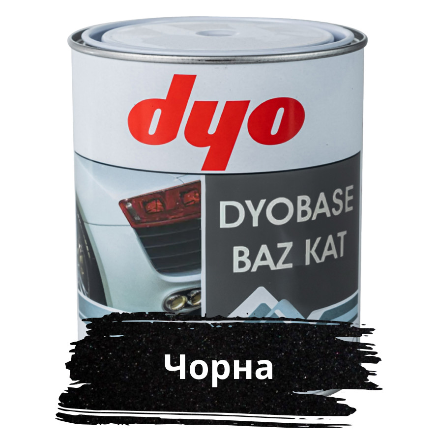 Чорна Фарба металік база DYO 1 л