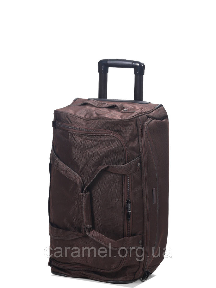 Сумка на колесах середня M корич. 65х32х30см/60л/2.6кг/Snowball 371-62