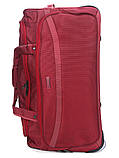 Сумка на колесах велика L червона 75х36х38см/98л/3.6кг/Snowball 371-52, фото 4