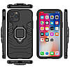 Чохол бампер Primolux Ring Armor для Apple iPhone 11 Pro Max - Black, фото 6