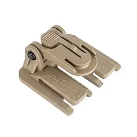 Кліпса Surefire Z71 MOLLE Clip для кріплення ліхтаря HL1, Цвет: Tan, 1F-044204