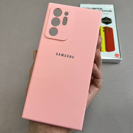 Чохол для Samsung Galaxy Note 20 Plus чохол з мікрофіброю захистом камери на самсунг нот 20 плюс рожевий s1q, фото 1