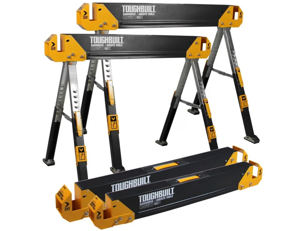 Козли 2шт 1180кг будівельні інструментальні столярні робочі складні TB-C650-2 TOUGHBUILT