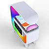 Акумуляторний нічник G-Smart G30 RGB з годинником, Bluetooth колонкою та зарядкою для телефону, фото 4