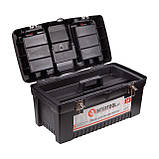 Ящик для інструментів з металевими замками 24" 610*255*251 мм INTERTOOL BX-1024, фото 2