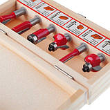 Набір фрез для деревини, 6 од. INTERTOOL HT-0072, фото 6