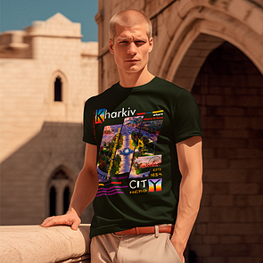 Футболка з принтом  Харків City