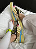 Жіночі кросівки Adidas Forum Bad Bunny Benito Beige Yellow Blue GZ2009, фото 7