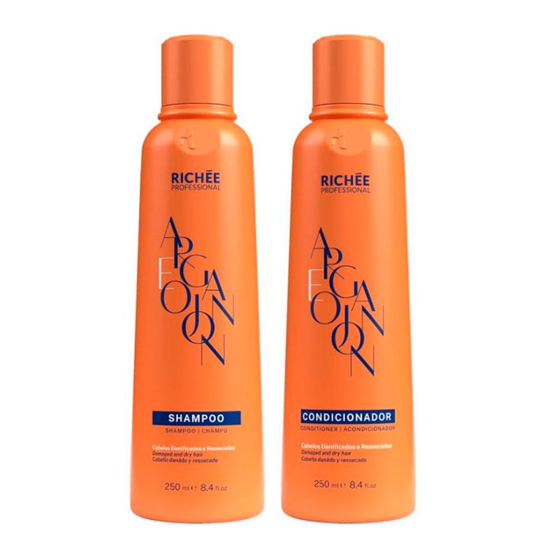 Набір Richee Argan E Ojon для домашнього догляду (шампунь та кондиціонер), 2х250 мл