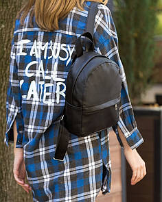 Рюкзак Fancy mini чорний флеш