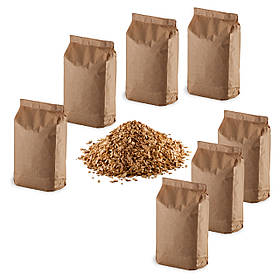 Набір тріски для копчення 7 кг (вільха, бук, черешня, яблуня, дуб) - для м'яса та риби