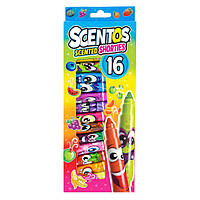 Scentos набір ароматних мінімаркерів для малювання— Яскраві аромати (16 кольорів)
