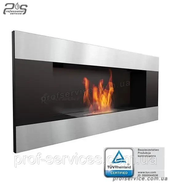 Біокамін DELTA-2 CZARNY HORIZONTAL TUV, фото 1