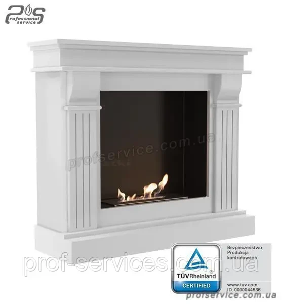 Підлоговий відкритий біокамін декоративний з порталом для обігріву квартири KRATKI AUGUST з сертифікатом TUV, фото 1