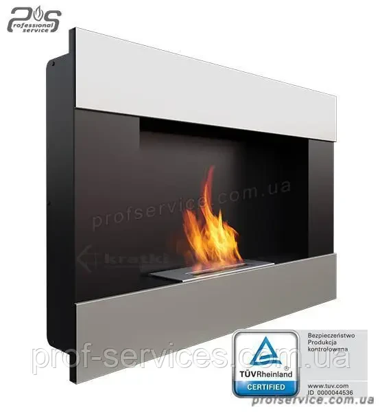 Біокамін KRATKI BRAVO SATYNA з сертифікатом TUV, фото 1