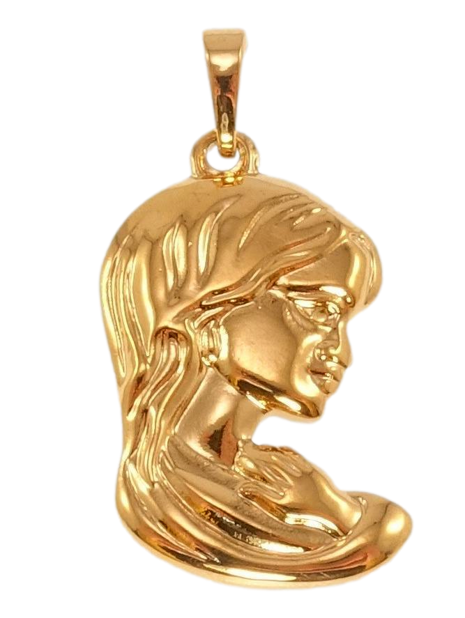 Кулон Xuping Позолота 18K "Діва"