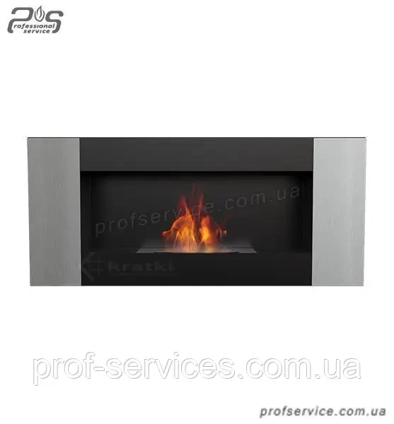 Біокамін KRATKI DELTA-2 CZARNY VERTICAL, фото 1
