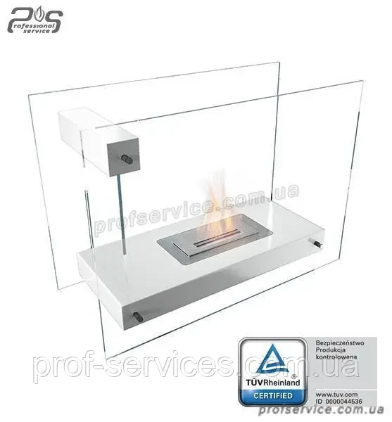 Біокамін KRATKI LINATE з сертифікатом TUV білий, фото 1