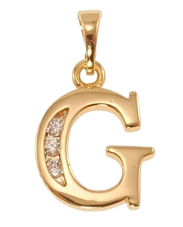 Кулон Xuping Позолота 18K "Літера G"