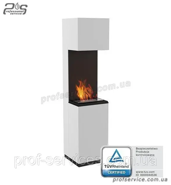 Підлоговий біокамін вертикальний для обігріву дому, екологічний камін KRATKI SIERRA з сертифікатом TUV, фото 1