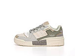 Жіночі кросівки кеди Adidas Forum Low 84 весна-осінь повсякденні замшеві. Живе фото, фото 7