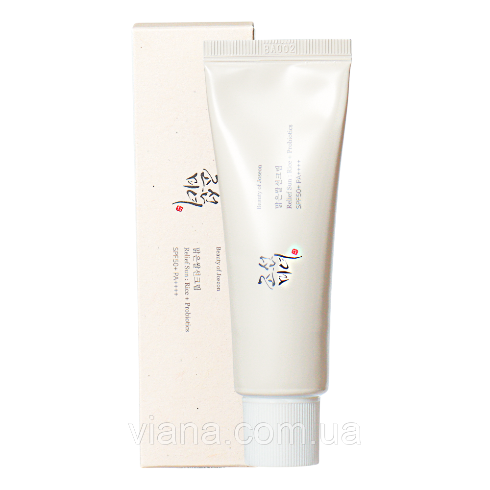 Сонцезахисний крем із пробіотиками Beauty of Joseon Relif Sun : Rice +Probiotics 50 ml