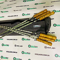 Набір шампурів Тубус Minimal чохлі, колір графіт шампур 730мм, фото 2