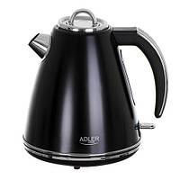 Електрочайник Adler AD 1343 black металевий 1,5 л STRIX Польща Poland