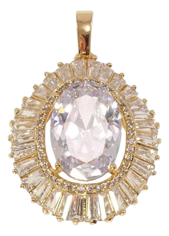 Кулон Xuping Позолота 18K "Розкішний блиск кристалів"